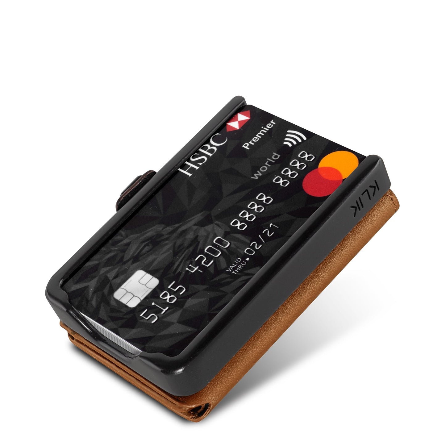 KLIK Minimal SLIM senza portamonete Mirum Cognac