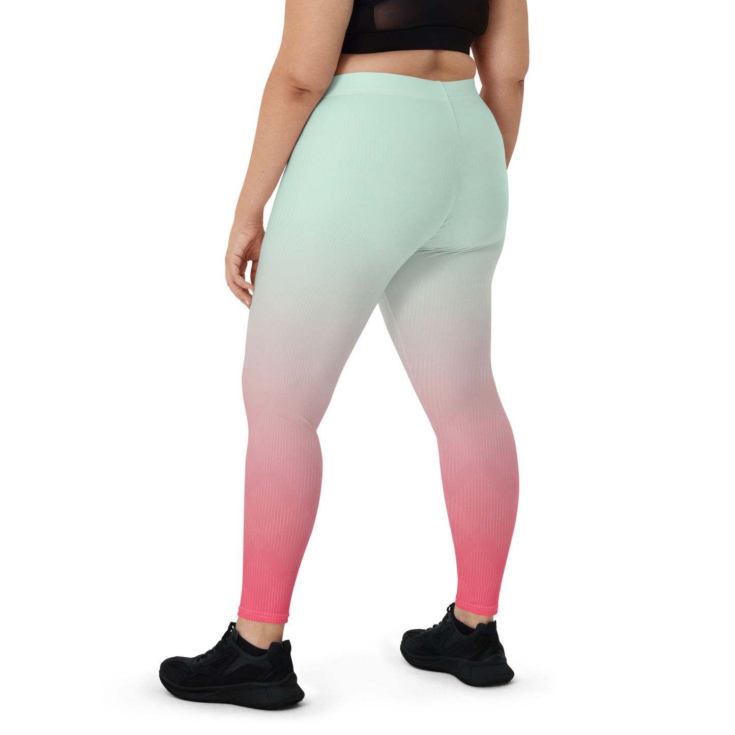 Leggings Azzurro-Rosa