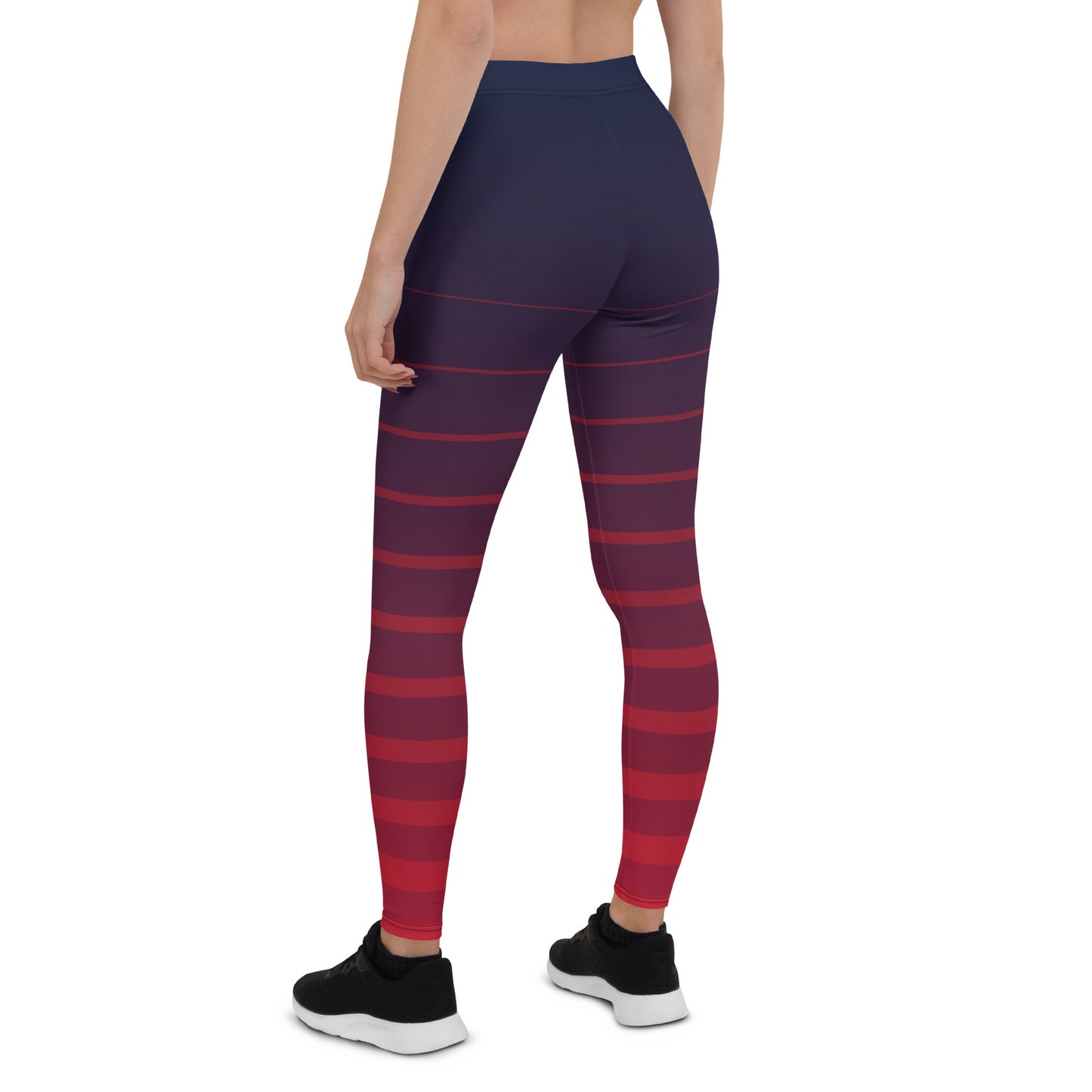 Leggings Blu-Rosso