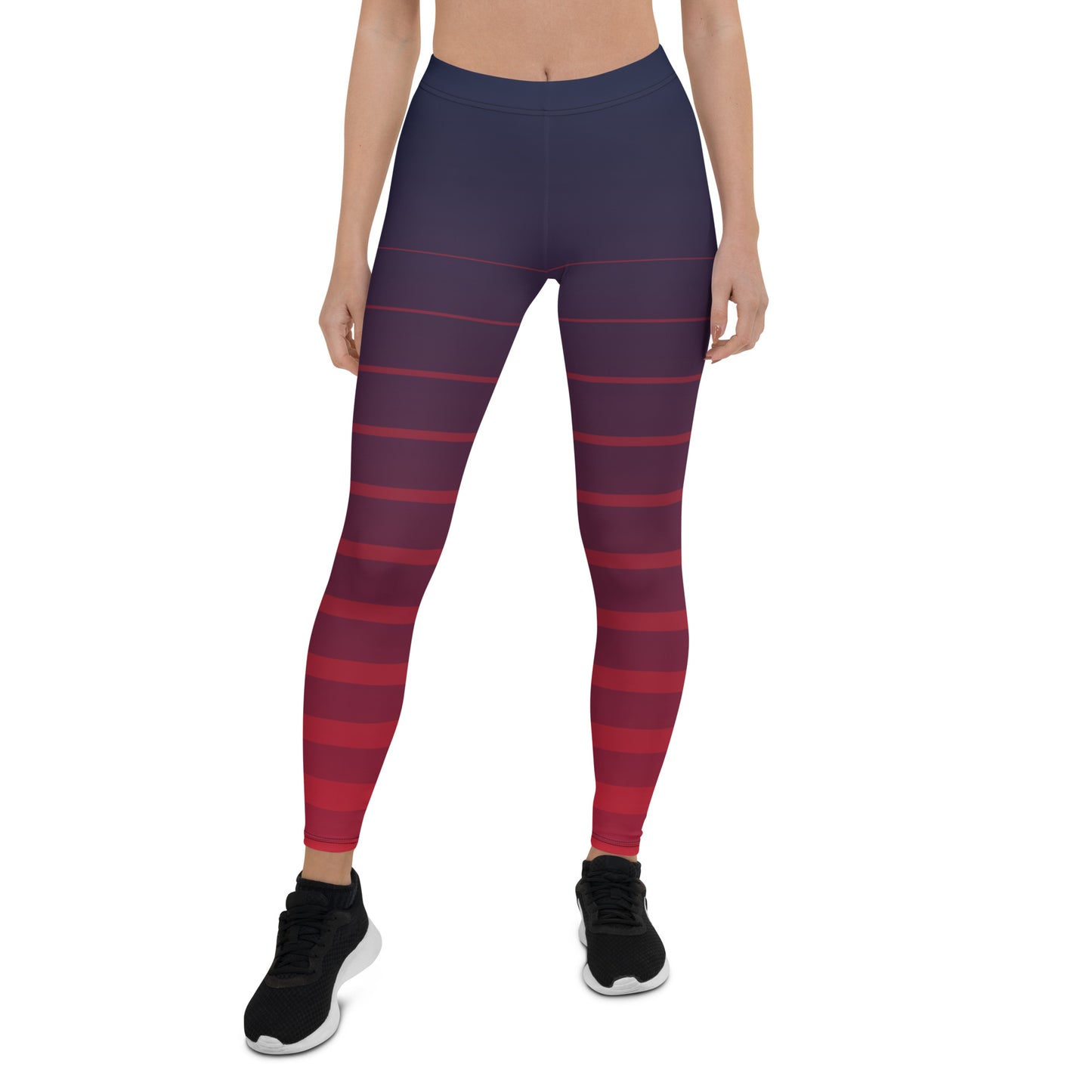 Leggings Blu-Rosso