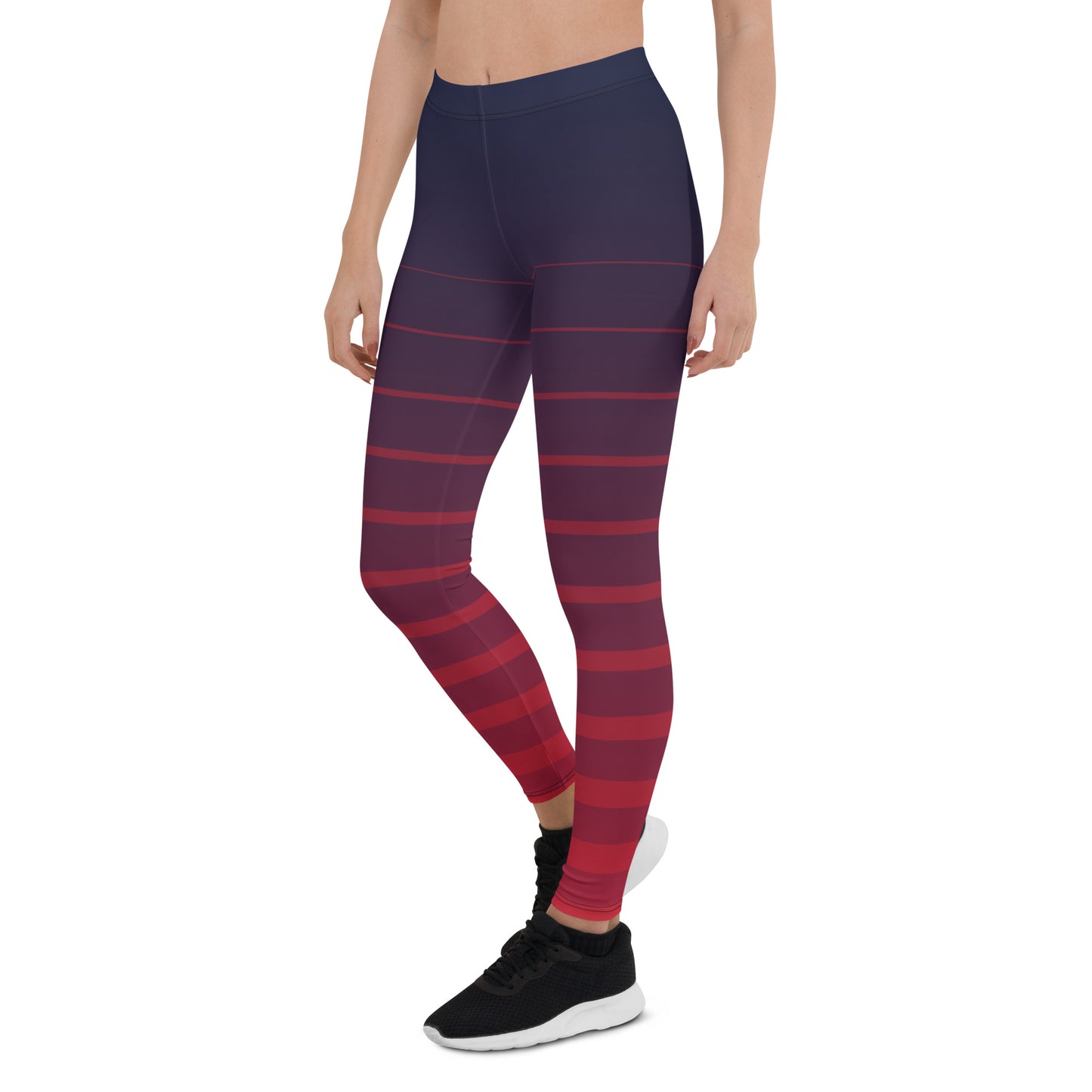Leggings Blu-Rosso
