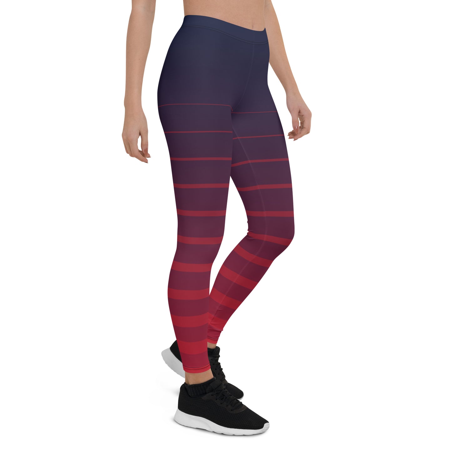 Leggings Blu-Rosso