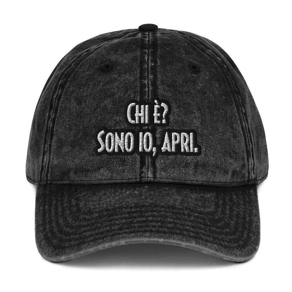Cappello Vintage "Chi è?"