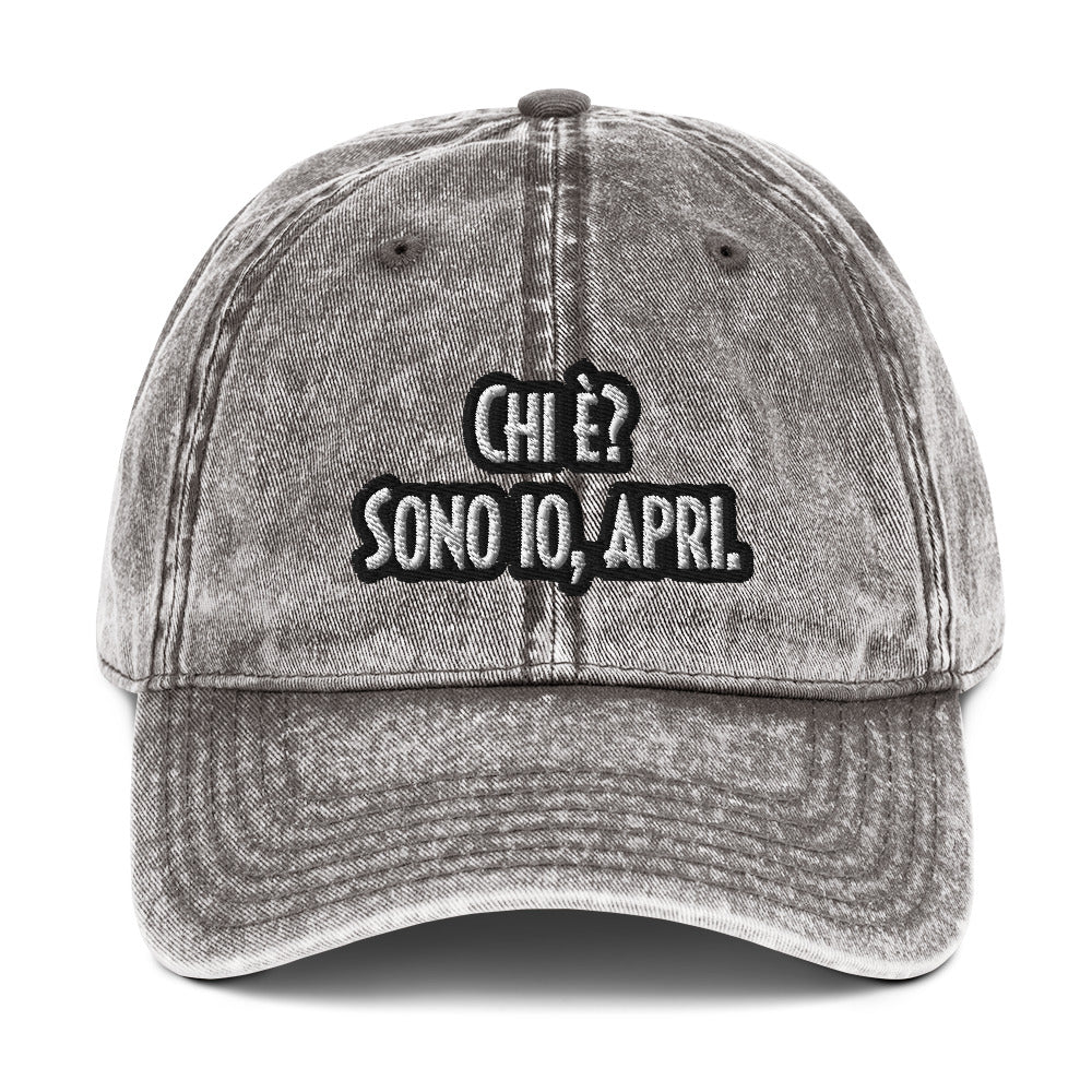 Cappello Vintage "Chi è?"