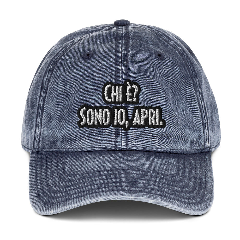 Cappello Vintage "Chi è?"