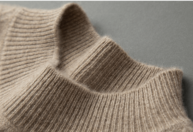 Maglione Girocollo con Trecce in Cashmere - Old Money®