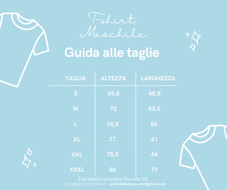 Felpa/T-shirt - Personalizzata con Data e iniziale