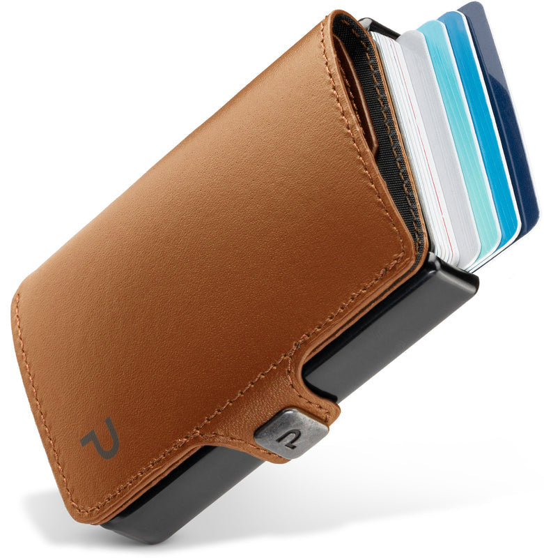 KLIK Minimal SLIM senza portamonete Mirum Cognac