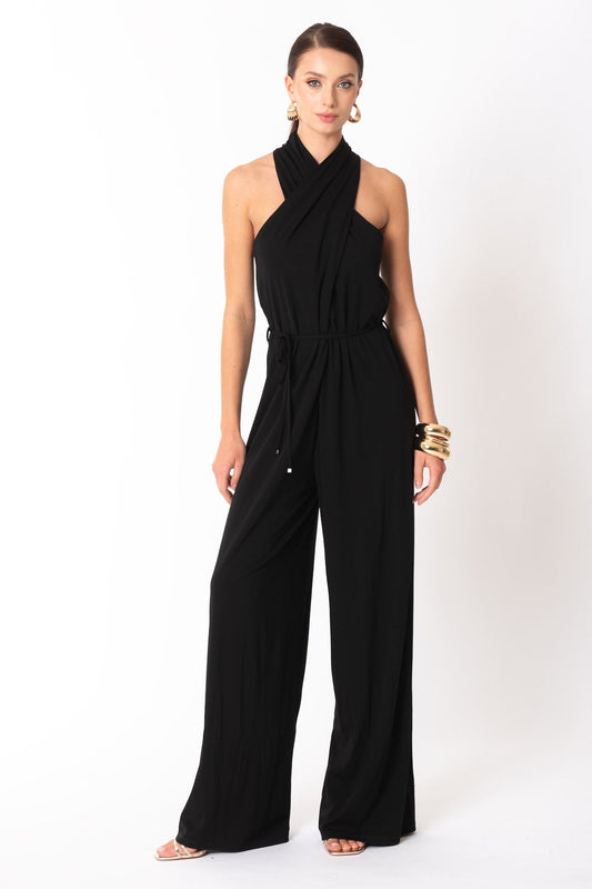 Tuta incrocio scollo