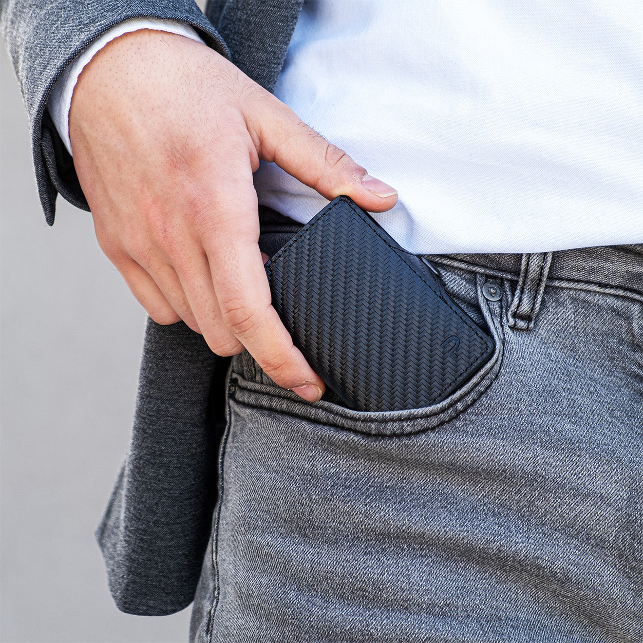 KLIK Mini con portamonete Carbon