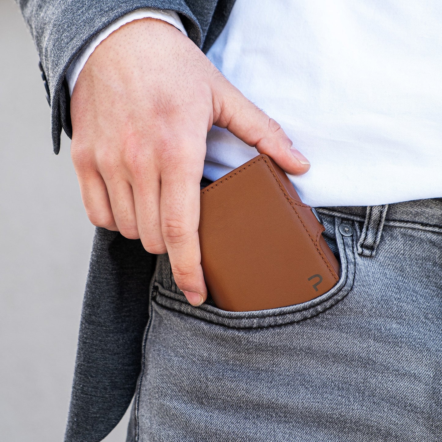 KLIK Classic con portamonete XL Mirum Cognac