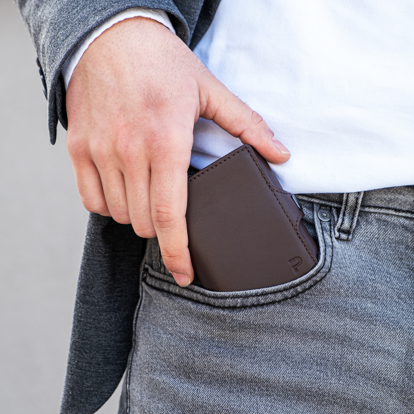 KLIK Classic con portamonete XL Pelle Marrone