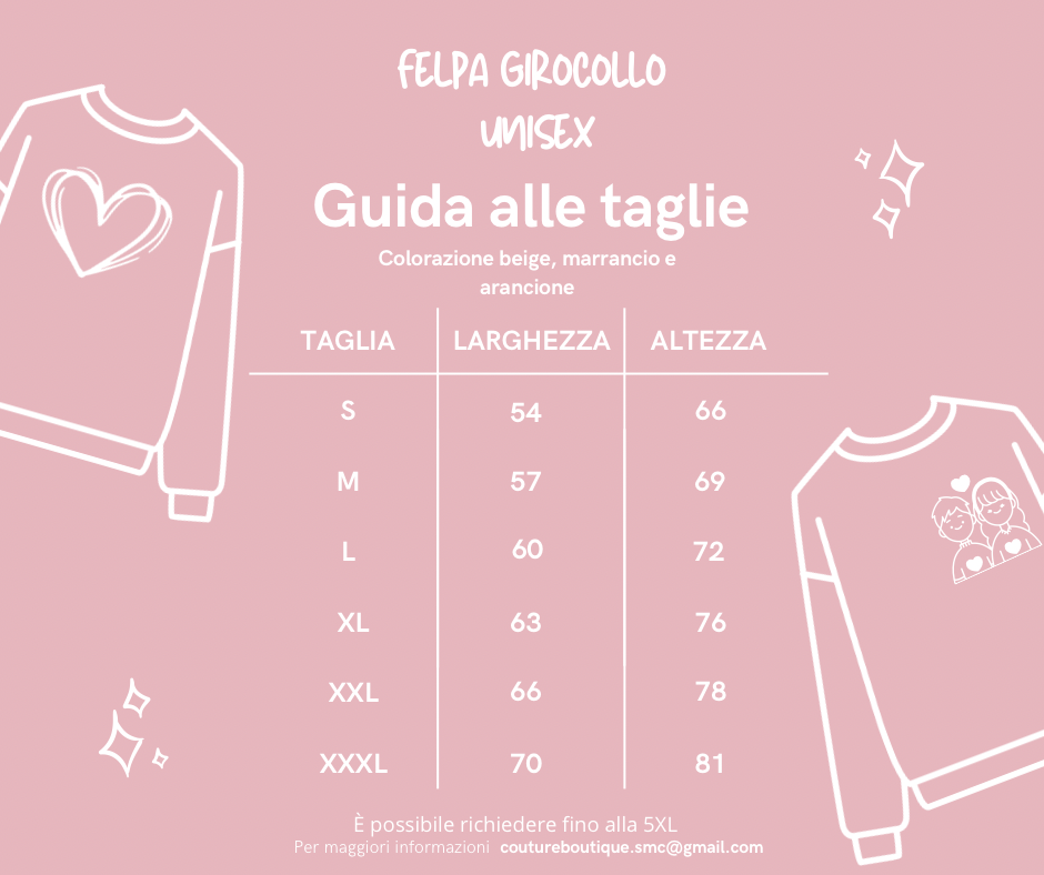 Felpa Personalizzata con Frase