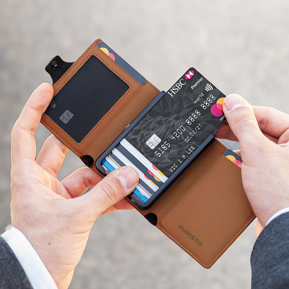 KLIK Classic con portamonete XL Mirum Cognac