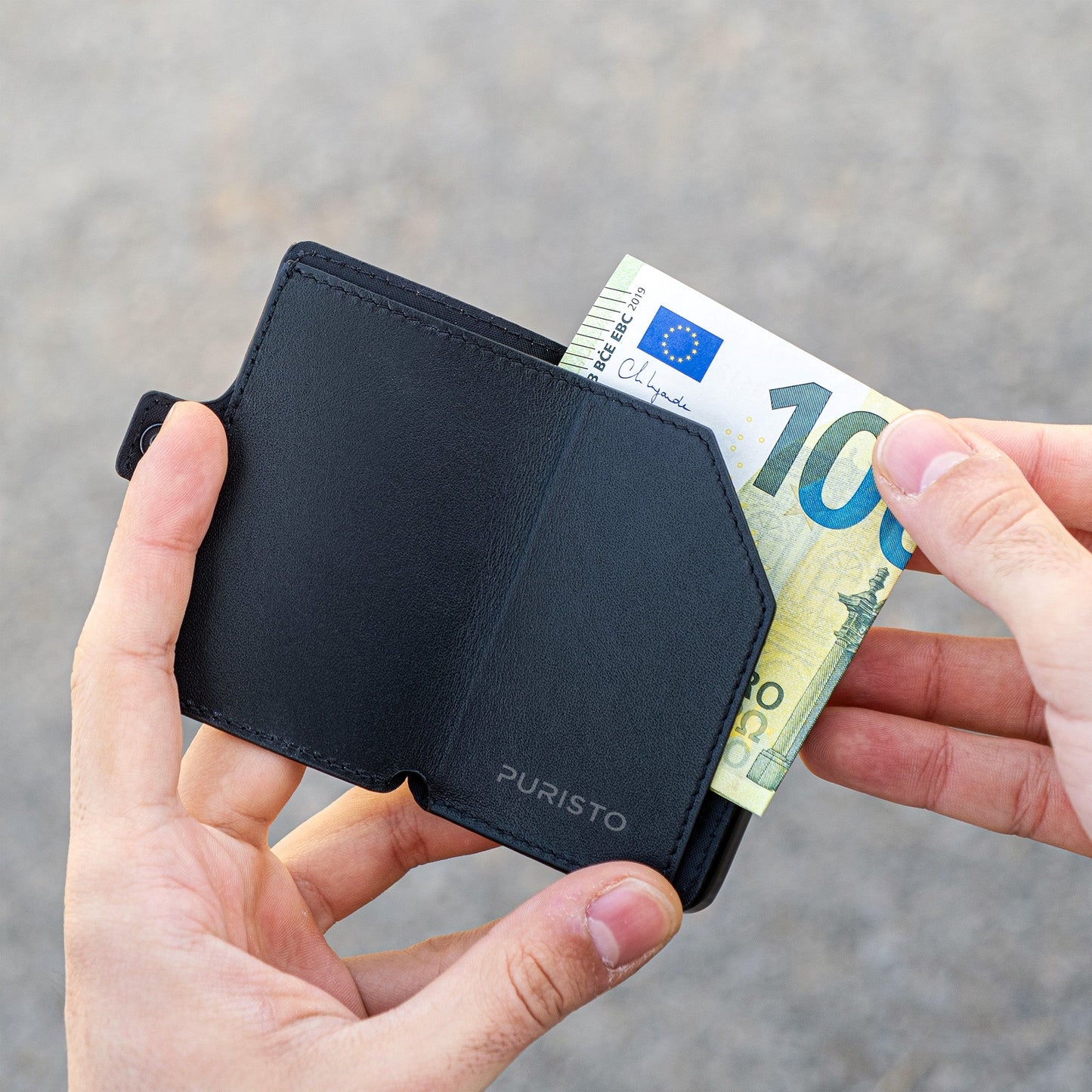 KLIK Minimal SLIM senza portamonete Mirum Nero