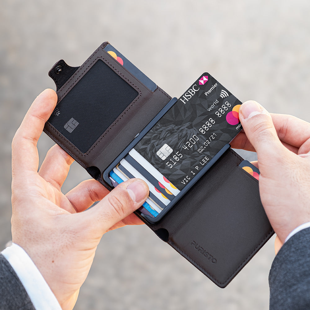 KLIK Classic con portamonete XL Pelle Marrone