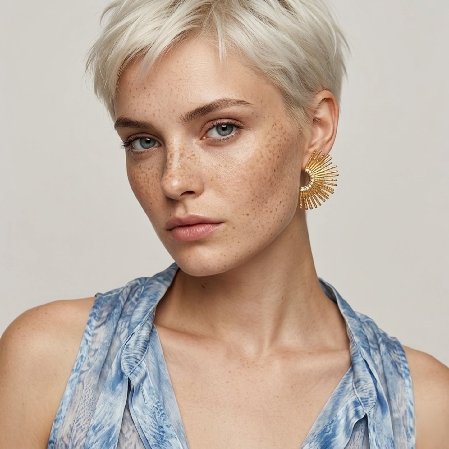 Indigamond Earrings