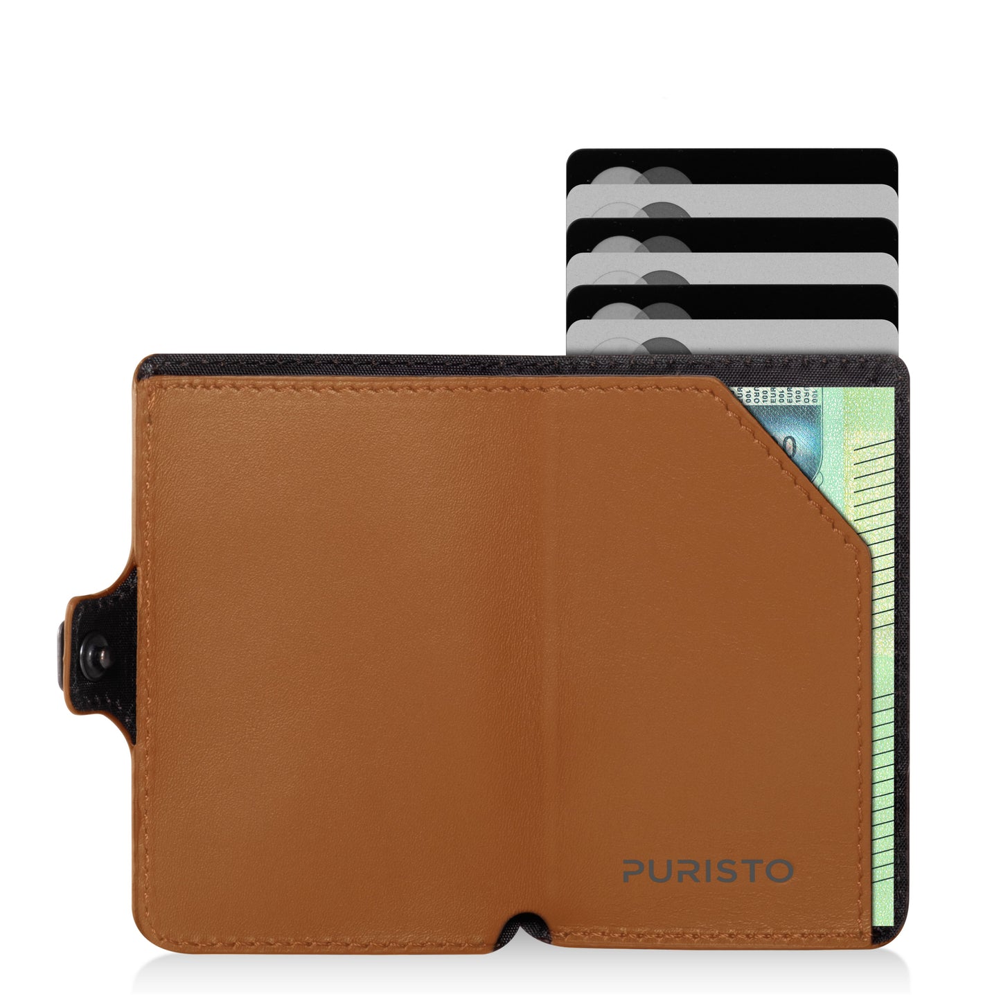 KLIK Minimal SLIM senza portamonete Mirum Cognac