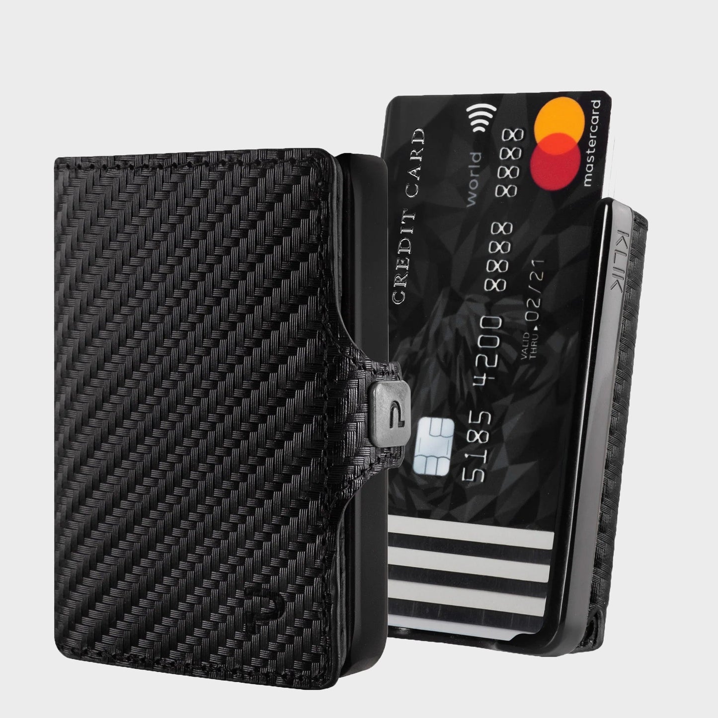 KLIK Mini con portamonete Carbon