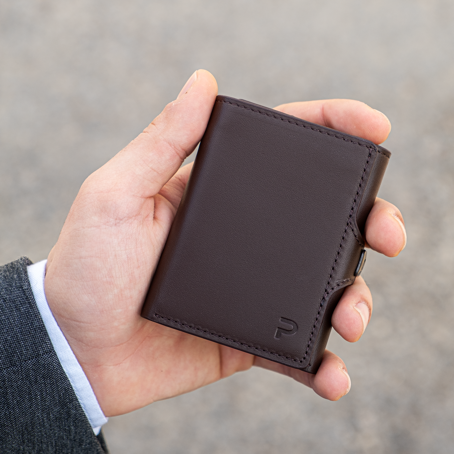 KLIK Classic con portamonete XL Pelle Marrone