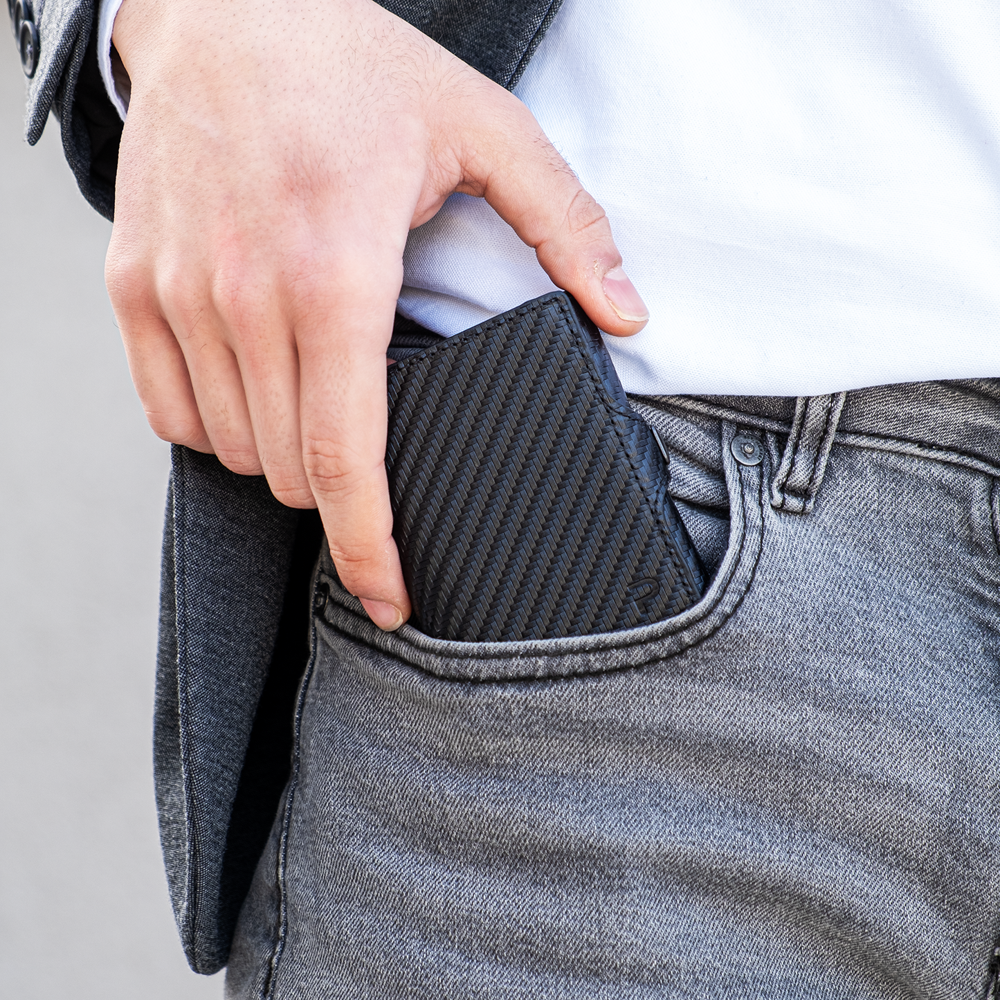 KLIK Classic con portamonete XL Carbon