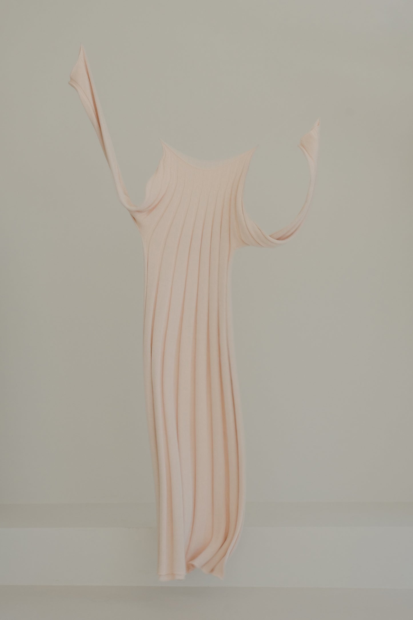 Fine Cotton Maxi Dress (3D-Knit)