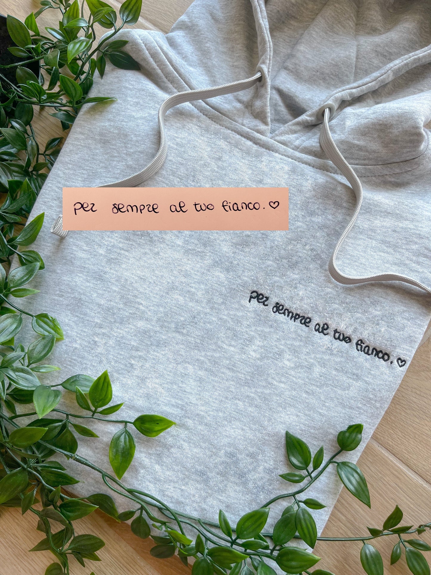 Felpa Personalizzata con Frase