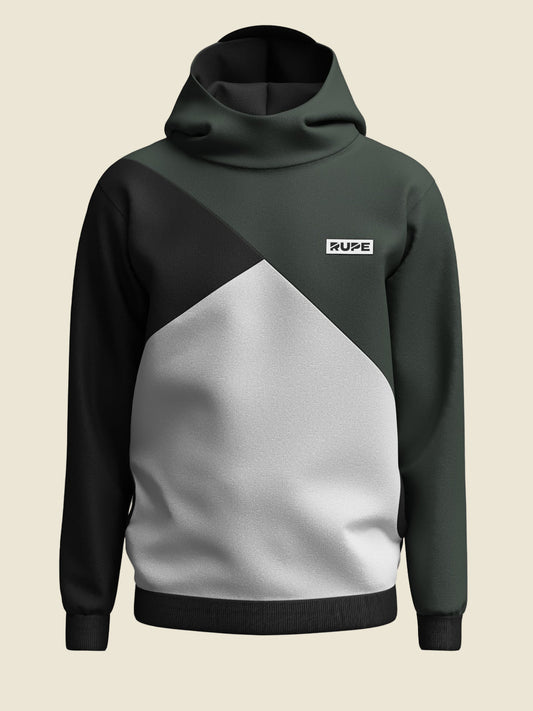 Felpa tre colori con Cappuccio - Unisex - Tuareg