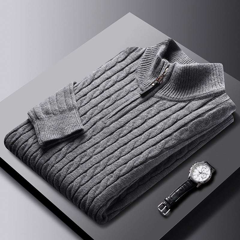 Maglione con Mezza Zip Uomo - Old Money®