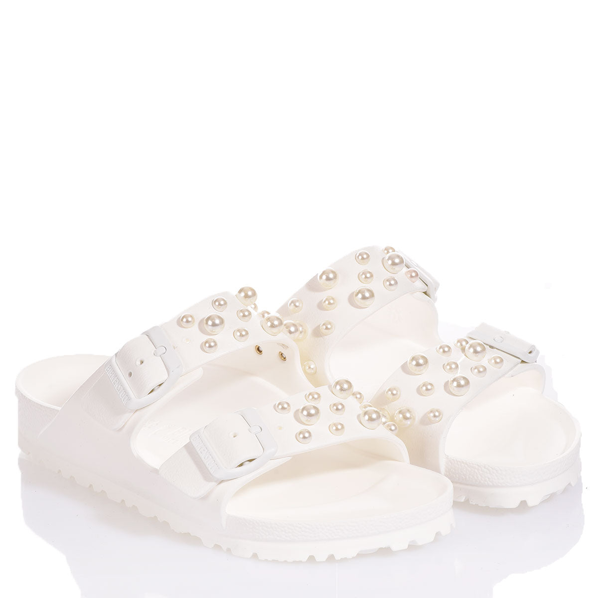 Birkenstock Arizona White Pearls