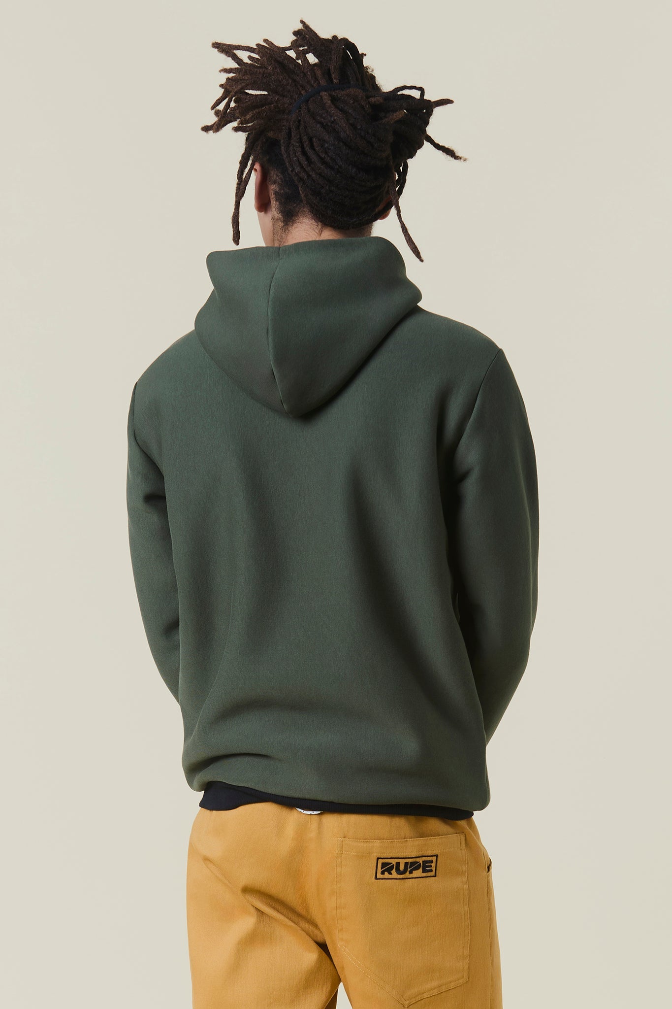 Felpa zip con Cappuccio - Unisex - Verde Militare