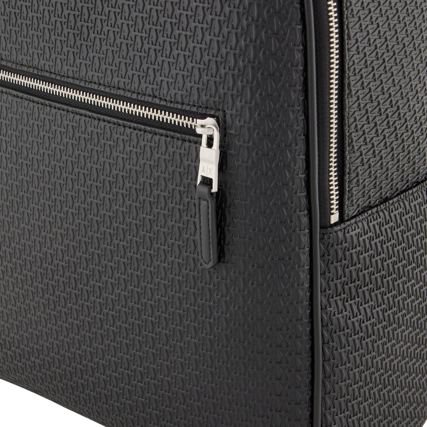 Zaino Uomo Armani Exchange con Logo in Rilievo Nero