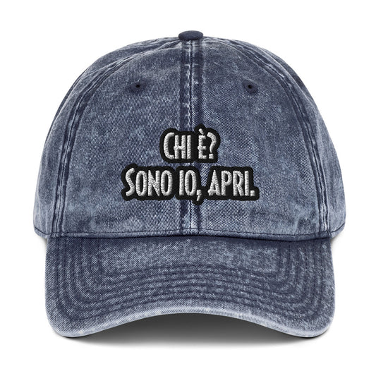 Cappello Vintage "Chi è?"