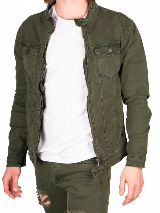 Giacca di jeans verde - Black Industry